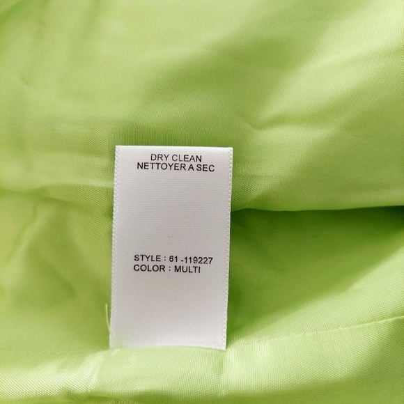 Vintage David Brooks Floral Blazer lined size 12 - Picture 12 of 14